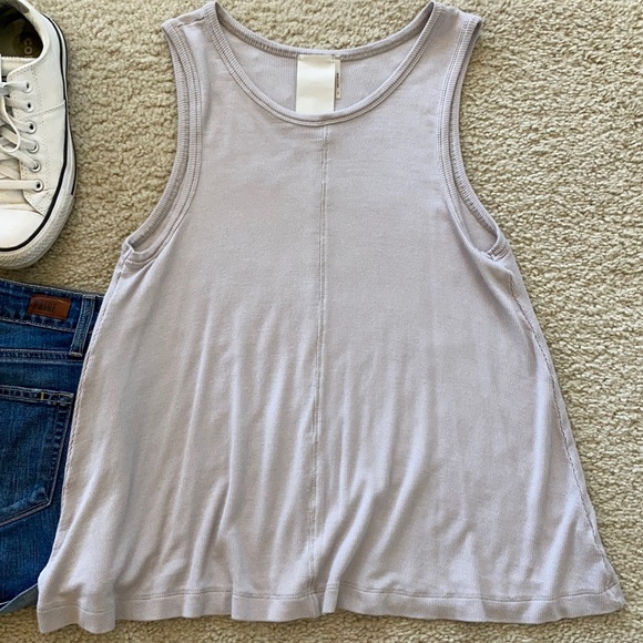 HEATHER Ribbed Swing Tank - Picture 2 of 5